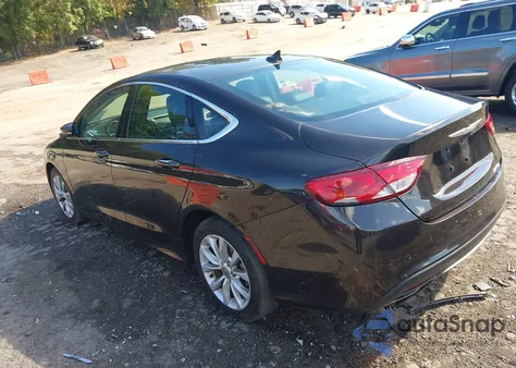 2015 Chrysler 200 C from USA, damaged, VIN 1C3CCCCG0FN524196